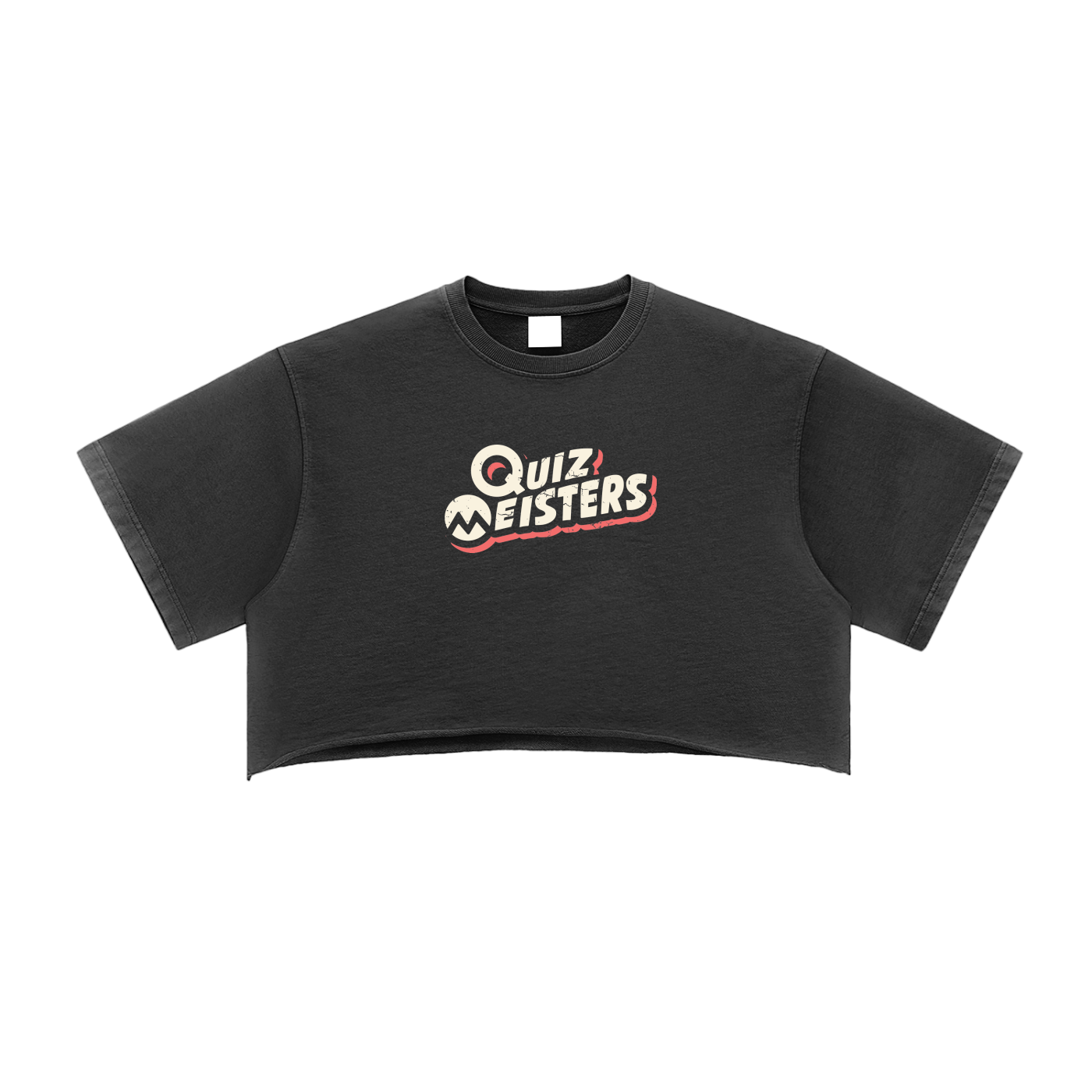 Quiz Meisters Raw Edge Crop Top