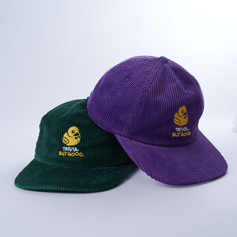 Trivia But Good Duckie Corduroy Cap
