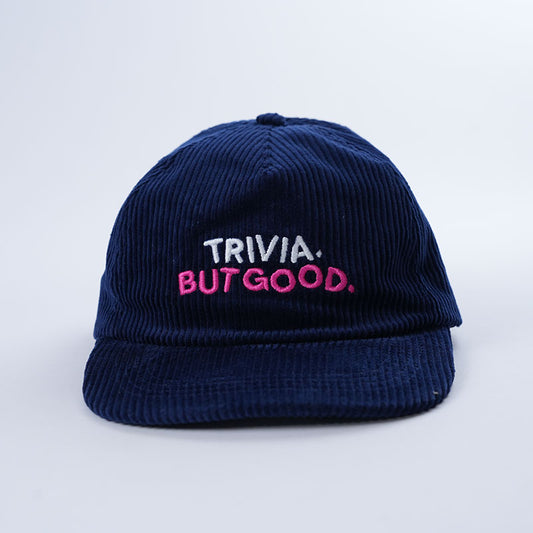 Trivia But Good Simple Corduroy Cap