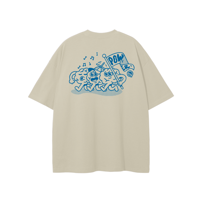 Brain Power Loose Fit Unisex T-Shirt