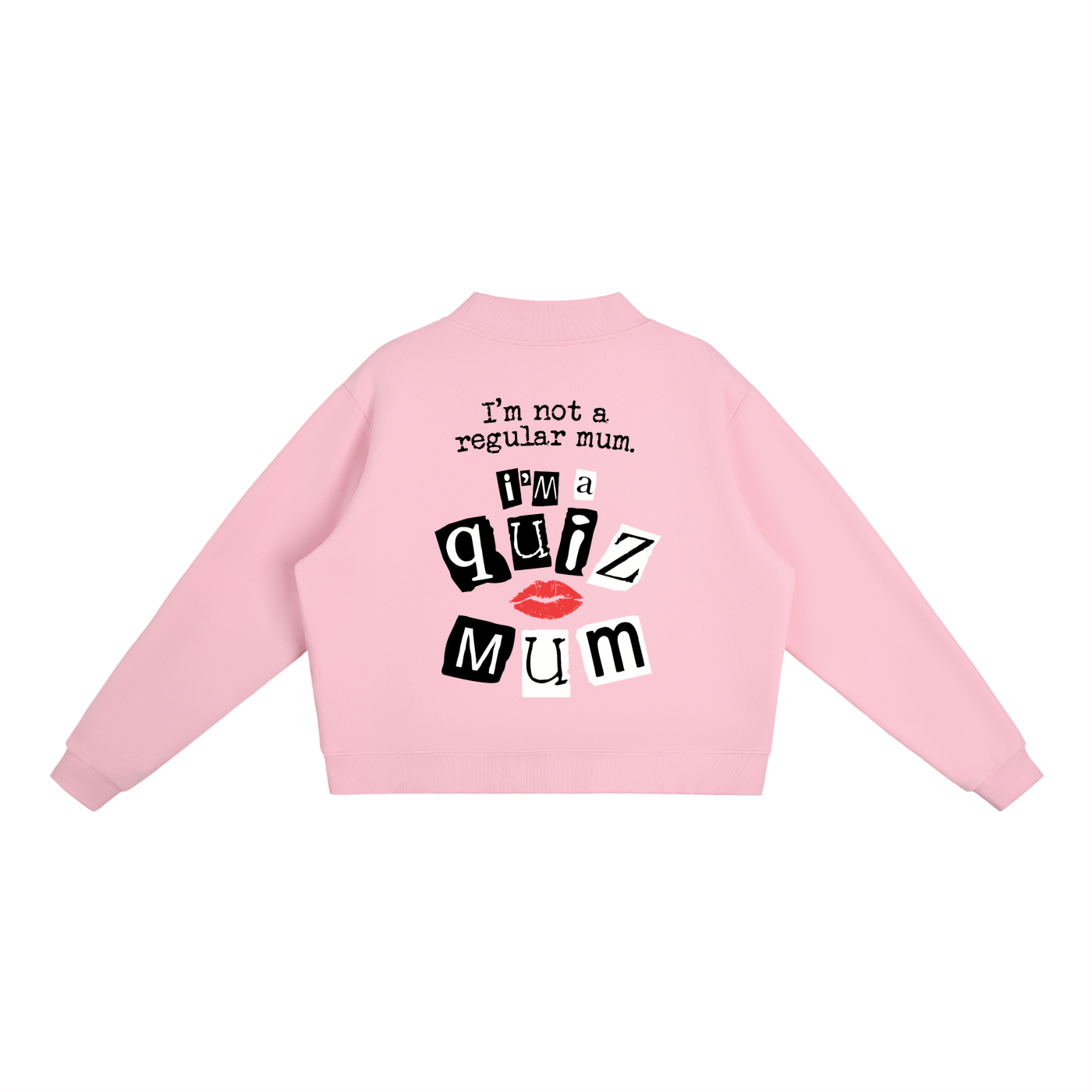 Quiz Mum Fleece Sweatshirt (Pink)