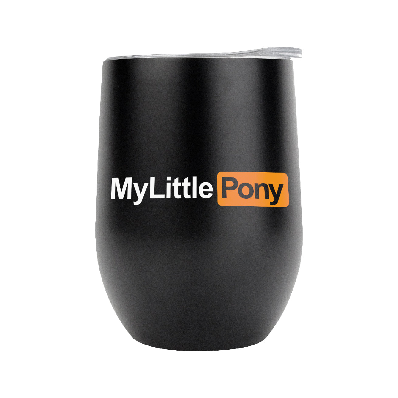P*rn or Pony Stainless Steel Insulated Travel Mug