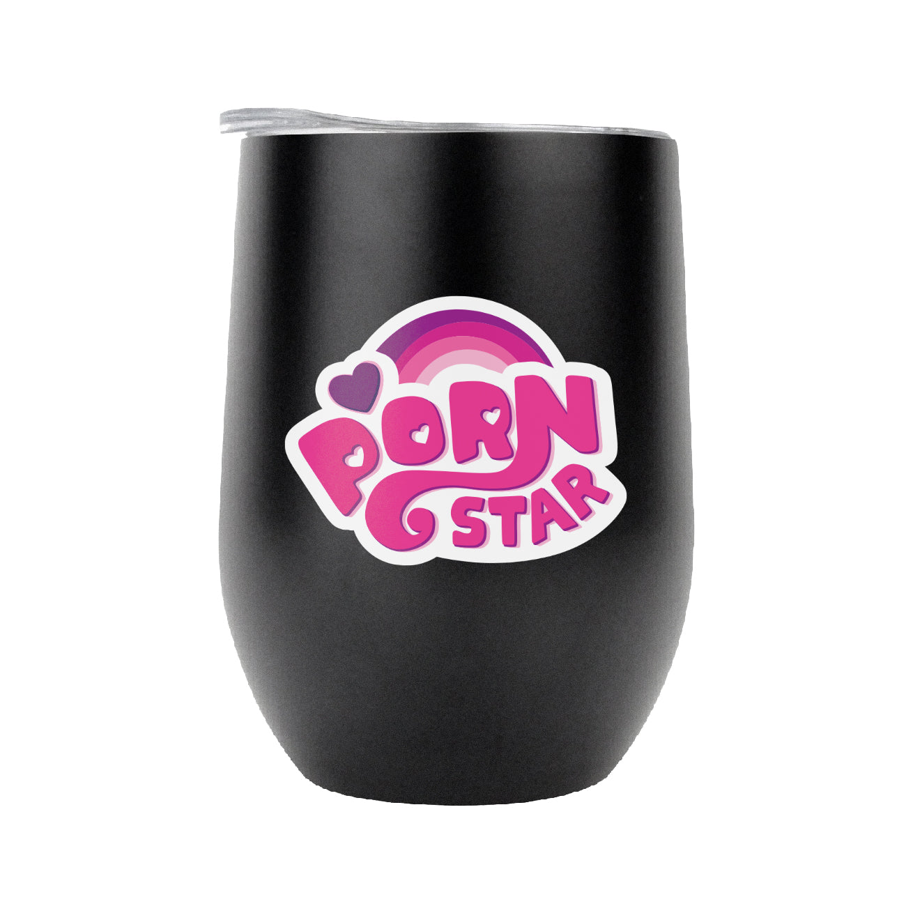 P*rn or Pony Stainless Steel Insulated Travel Mug