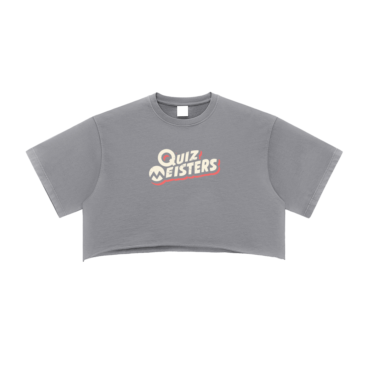 Quiz Meisters Raw Edge Crop Top
