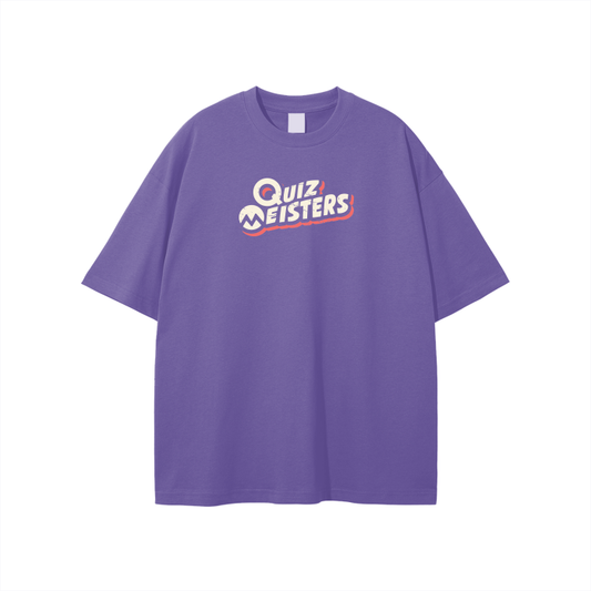 Quiz Meisters Worn Logo Unisex Loose Fit T-Shirt