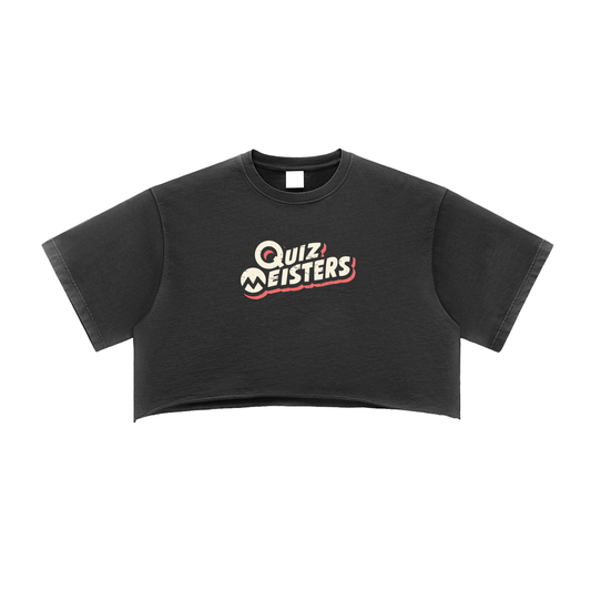 Quiz Meisters Raw Edge Crop Top