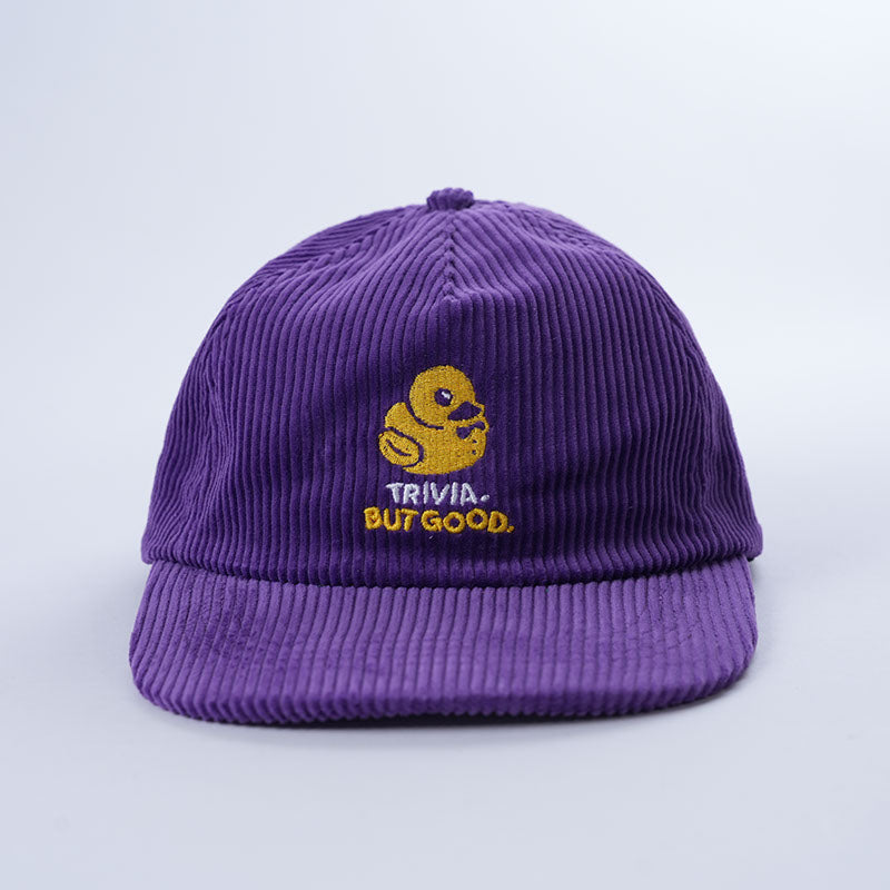 Trivia But Good Duckie Corduroy Cap