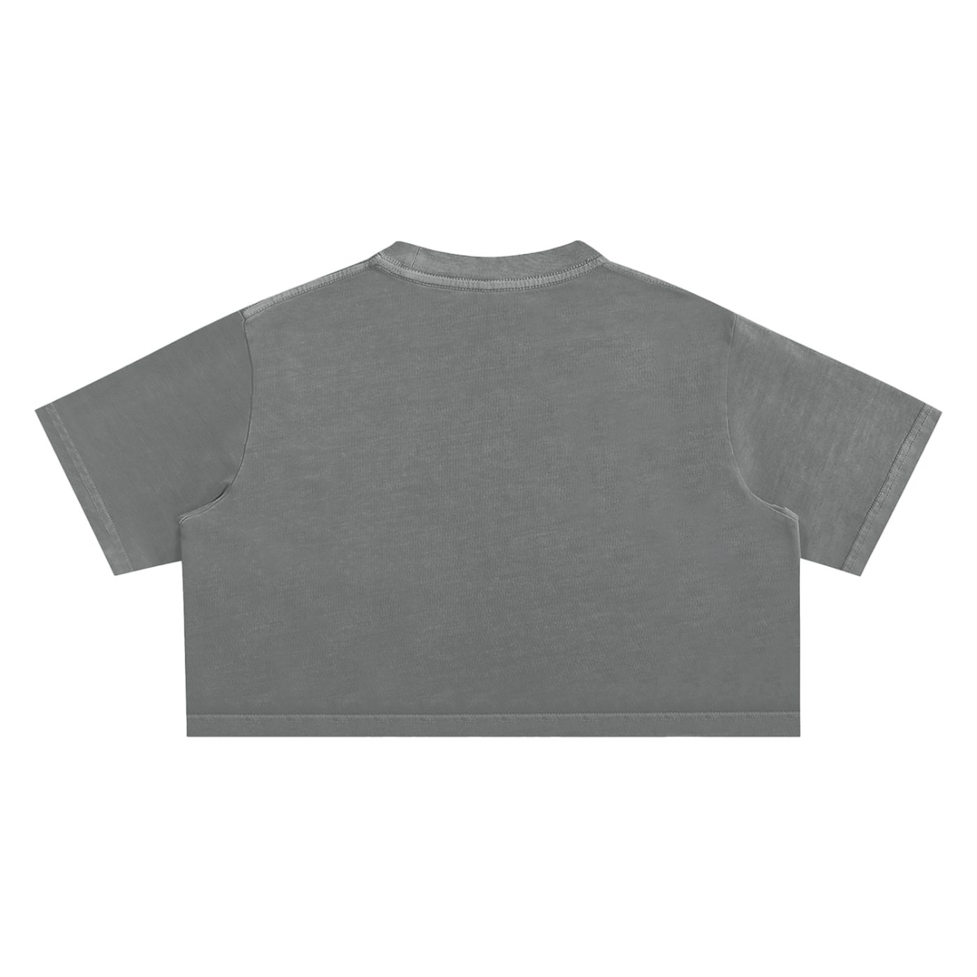 Trivia But Good Snow Washed Crop Top