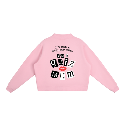 Quiz Mum Fleece Sweatshirt (Pink)