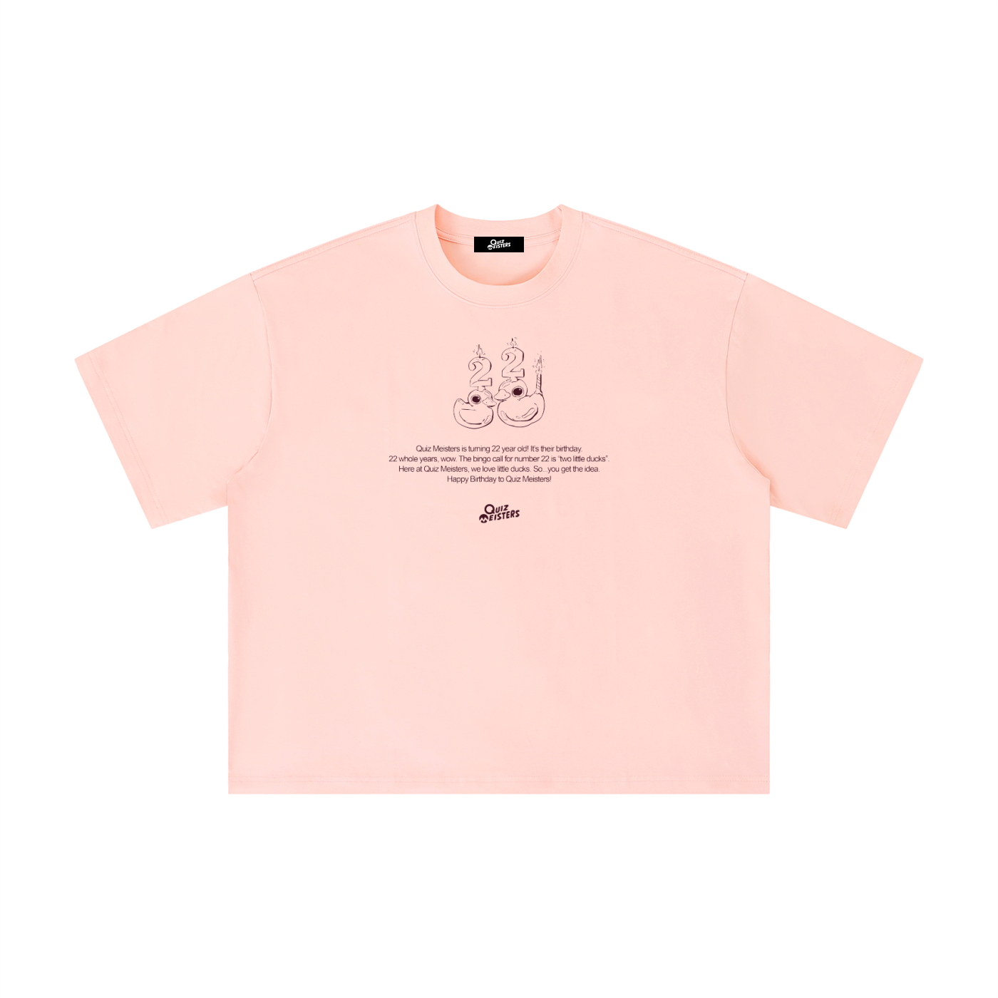 2 Little Ducks Birthday Unisex Boxy T-Shirt